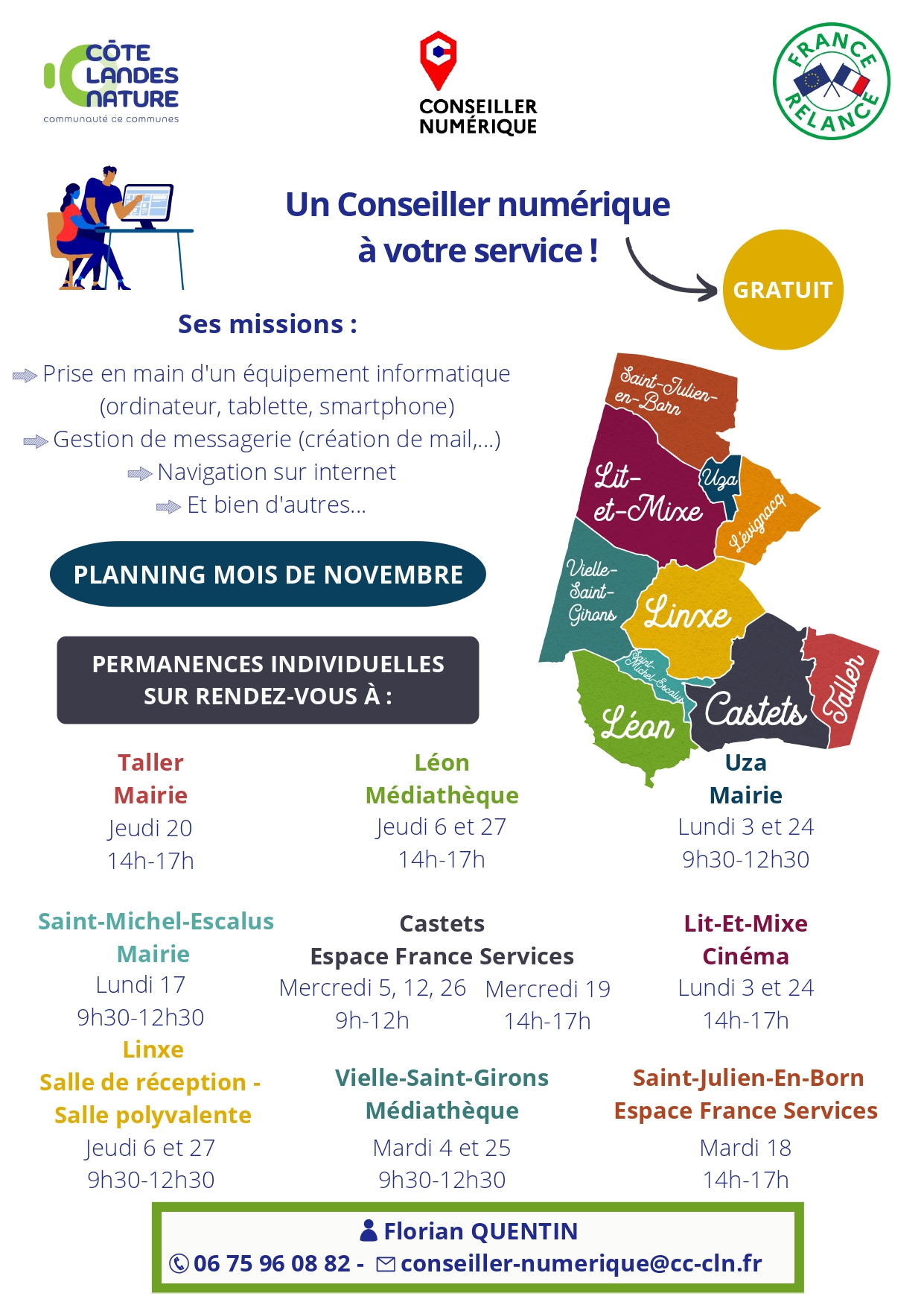 Flyer permanences Conseiller Numérique Novembre 2025.jpg