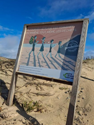Panneau plage sans poubelles.JPG