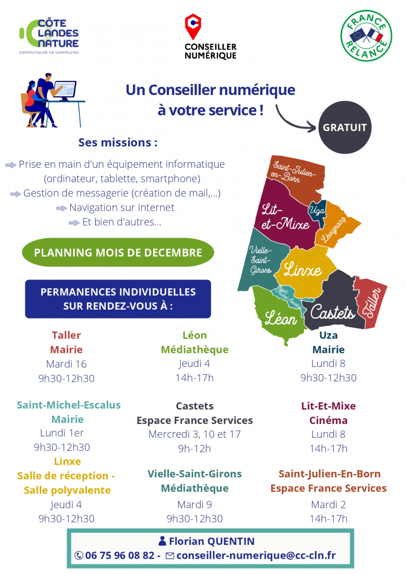 Flyer permanences Conseiller Numérique Décembre 2025.jpg