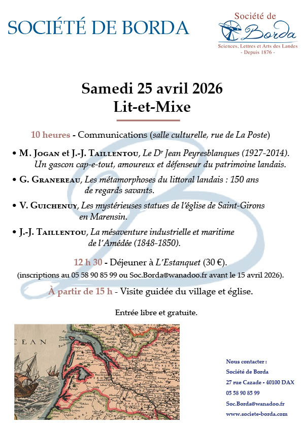 Affiche programme LIT-ET-MIXE_25.04.2026_150 ans Soci&eacute;t&eacute; de Borda - M&eacute;moire en Marensin.jpg